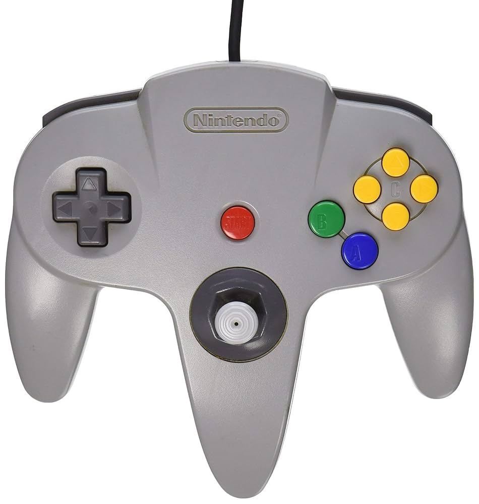 NINTENDO 64 OFFICIAL GRAY CONTROLLER - Accessories